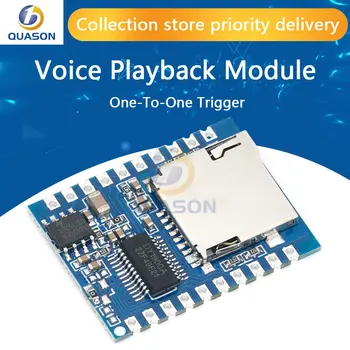 DY-SV19T Predvajanje govora Modul Ena-Na-Ena Sproži Serijski Port Nadzor Segment Sproži MP3 Telefonski Modul Podpira TF Kartice