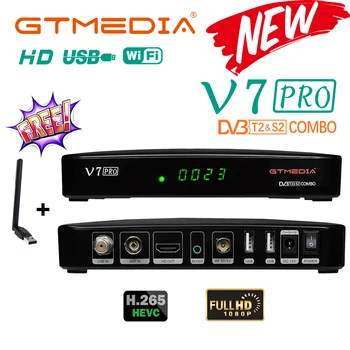 1080P HD DVB-S2 GTmedia V7 PRO Mars kombinacija Satelitski TV Sprejemnik DVB-T/T2 z USB Wifi Gtmedia V7 HD/S5X V8X ccam evropi