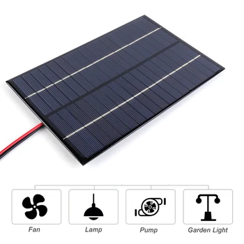 10W Prenosni Solarni Panel DIY 12V-18V Akumulator Celice USB Sončne Energije Banke Prostem Kampiranje, Pohodništvo Solarni Polnilnik za Mobilni Telefon