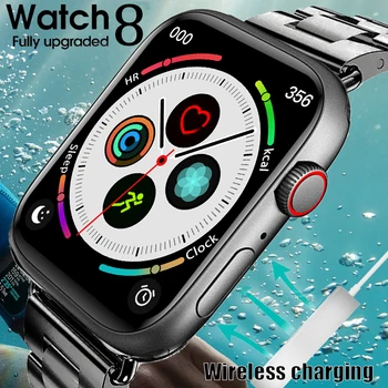 Serija 8 2022 Nova Pametna ura Moški Bluetooth Klic Moški Športni Fintess SmartBand po Meri izbiranje smartwatch za Apple ura moški ženske