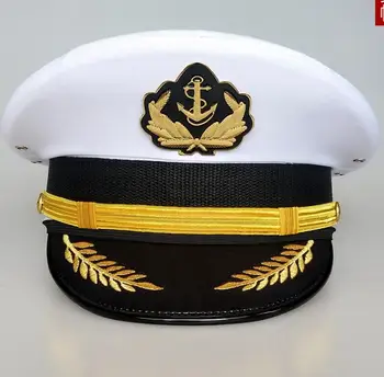 Mornar Klobuk US Navy Pomorščak Skp Dom član posadke Vojaški Častnik Bela