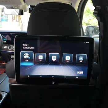Android 10.0 OS Wifi Avto Video TV Vzglavnik Monitor Za Mercedes-Benz W176 W177 W204 W205 W212 W221 W222 Rear Seat Entertainment