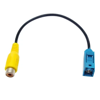 Fakra Obračalni AV, Fotoaparat, Video Povezava Kabel RCA Parkiranje Adapter - Fakra za RCA Video Kabel Adapter